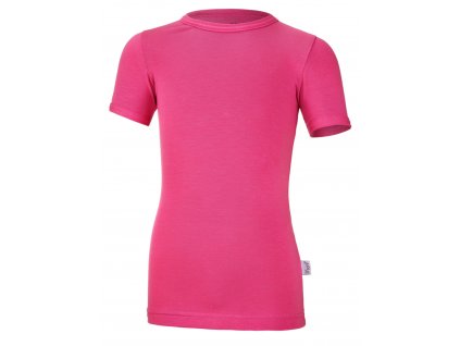 Tričko tenké KR Outlast® - tm.růžová Velikost: 104