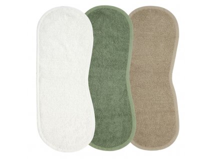 611405 Meyco basic badstof spuugdoeken 3 pack offwhite forest green taupe 800x800