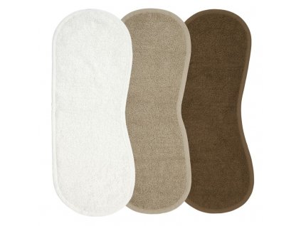 611403 Meyco basic badstof spuugdoeken 3 pack offwhite taupe chocolate 800x800