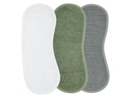 611406 Meyco basic badstof spuugdoeken 3 pack wit forest green grijs 800x800