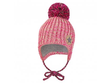 45924 cepice pletena zavazovaci bambule la outlast ruzovy melir