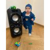 Kojenecký kabátek na knoflíky New Baby Luxury clothing Oliver modrý 56 (0-3m)