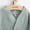 Kojenecký kabátek na knoflíky New Baby Luxury clothing Oliver šedý 56 (0-3m)