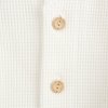 Kojenecký kabátek na knoflíky New Baby Luxury clothing Laura bílý 56 (0-3m)