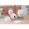 Sada kelímků na sušené mléko / svačinu Cotton White / Terracotta