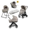 31975 25 kocarek inglesina electa darwin recline 2025 battery beige bezovy kremovy s polohovaci autosedackou welcome pad stand upem lehky kocarek