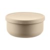 Silikonová miska s víčkem, Sand Beige