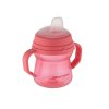 canpol babies hrnecek se silikonovym pitkem firstcup 150ml ruzovy