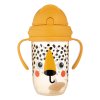 canpol babies hrnecek nevylevaci se slamkou a zavazim babiesboo 270ml gepard