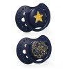 LOVI Dudlík silikonový dynamický Stardust 3-6m 2ks modrý