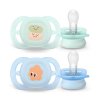 Philips AVENT Šidítko Ultrastart obrázek 0-2m chlapec, 2 ks