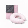 cosing set minky deka nakrcnik mini les ruzova