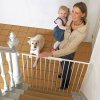 Baby Dan Zábrana Pet Gate Streamline, kov bílá 63,5-107 cm