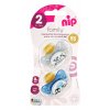 NIP FAMILY šidítko K, 5-18m, 2ks, mix barev