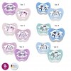 NIP FAMILY šidítko K, 5-18m, 2ks, mix barev
