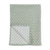 2150032 Meyco deken little dots forest green