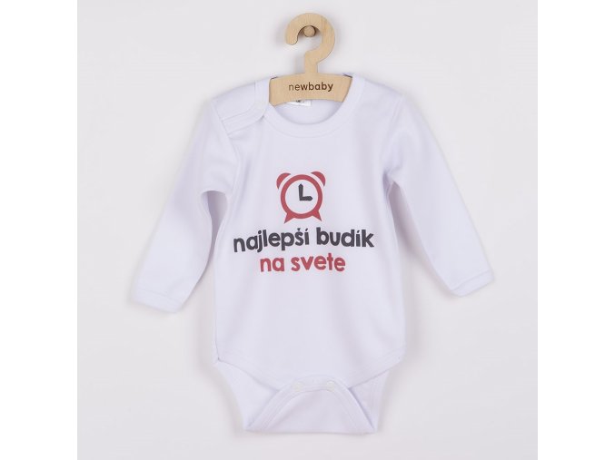 Body s potlačou New Baby najlepší budík na svete