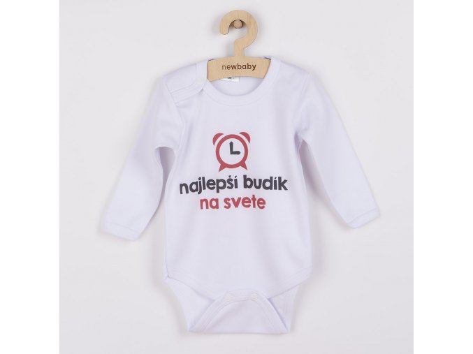 Body s potlačou New Baby najlepší budík na svete