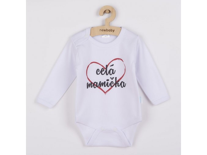 Body s potlačou New Baby celá mamička