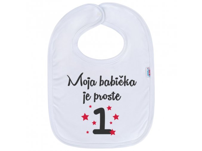 Detský podbradník New Baby Moja babička je proste 1