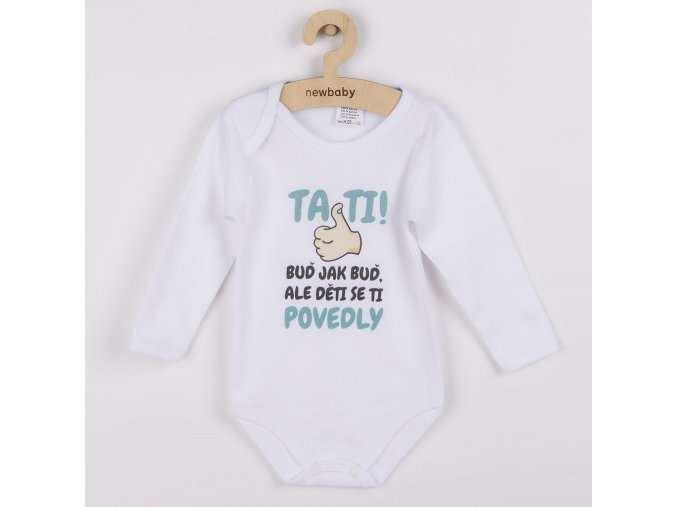 Body s potlačou New Baby Tati, ... děti se ti povedly