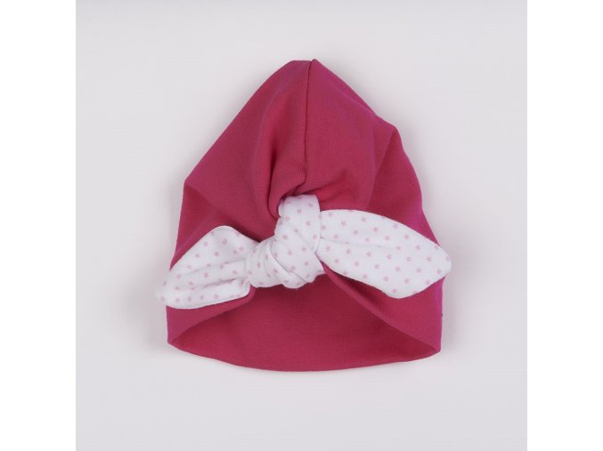 Dievčenská čiapočka turban New Baby For Girls dots