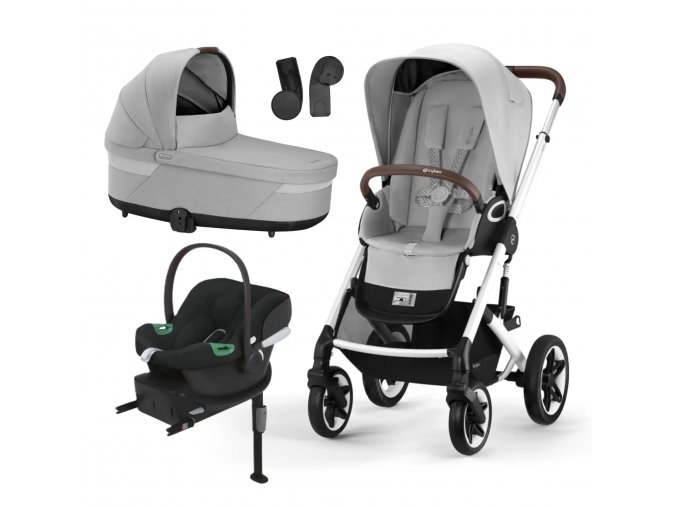 Akcia 5v1 CYBEX Talos S Lux 2024 + vanička Cot S Lux Travel Set Gold + Cybex Aton B2 I-size + isofix základňa  Iba u nás Náhradný kočík pri reklamácii / ku kočíku zľava-20% na ostatný tovar až 2 roky