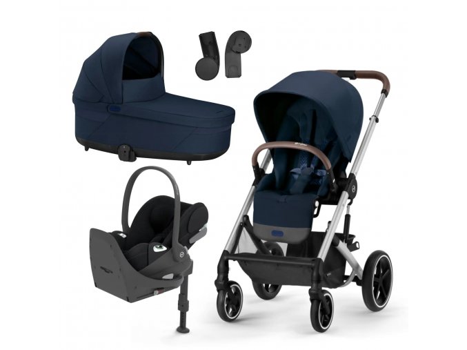 Akcia 5v1 Cybex Balios Gold 2024 SET:Balios S Lux + Cot S Lux + Cloud T + Base T  Iba u nás Náhradný kočík pri reklamácii / ku kočíku zľava-20% na ostatný tovar až 2 roky