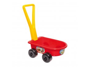 Detský vozík - červený