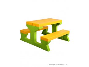 Detský záhradný nábytok - Stôl a lavičky