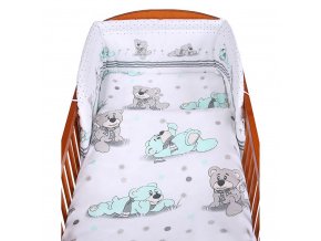 2-dielne posteľné obliečky New Baby 100/135 cm sivý medvedík