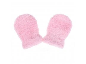 Detské zimné rukavičky New Baby svetlo ružové