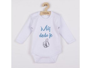 Body s potlačou New Baby Môj dedo je jednotka