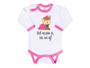 Body s potlačou New Baby Keď nespím ja, tak ani vy