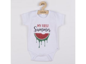 Body s potlačou New Baby My first Summer