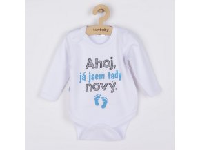 Body s potlačou New Baby Ahoj, já jsem tady nový.