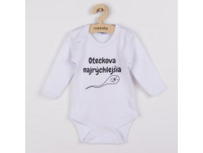 Body s potlačou New Baby Oteckova najrýchlejšia