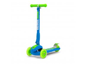 Detská kolobežka Milly Mally Magic Scooter blue-green