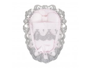 Hniezdočko s perinkou pre bábätko Belisima Belisima ružové