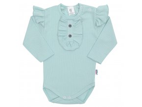 Dojčenské body New Baby Stripes ľadovo modré