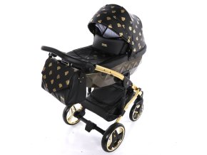 Junama GLOW V3 2024 05 BLACK/GOLD + Našli ste lepšiu cenu,alebo chcete zľavu,napíšte nám + vybrať Darčeky  Iba u nás Náhradný kočík pri reklamácii / ku kočíku zľava-20% na ostatný tovar až 2 roky