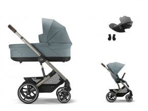 Akcia 4v1 CYBEX BALIOS S LUX+VANIČKA COT S LUX SET 2024 Gold+vajíčko Cloud G i-size  Iba u nás Náhradný kočík pri reklamácii / ku kočíku zľava-20% na ostatný tovar až 2 roky