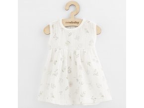 Dojčenské mušelínové šaty New Baby Zoe