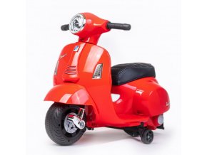 Detská elektrická motorka Baby Mix Vespa červená