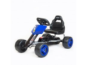 Detská šliapacia motokára Go-kart Baby Mix Speedy modrá