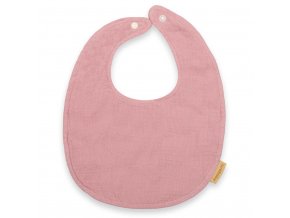 Mušelínový detský podbradník New Baby pink