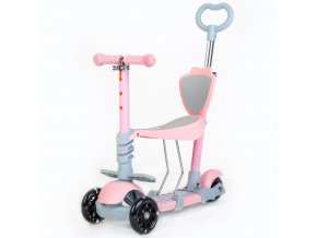 Detská kolobežka Baby Mix Scooter růžová