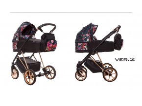 Baby Active - Musse Dark Rose 2023 + ZĽAVA AŽ DO VÝŠKY-100 EUR-NAPÍŠTE NÁM + VÝBAVA ZDARMA  Iba u nás Náhradný kočík pri reklamácii / ku kočíku zľava-20% na ostatný tovar až 2 roky