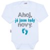 Body s potlačou New Baby Ahoj, já jsem tady nový.