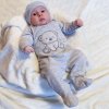 Dojčenská súprava do pôrodnice New Baby Sweet Bear sivá
